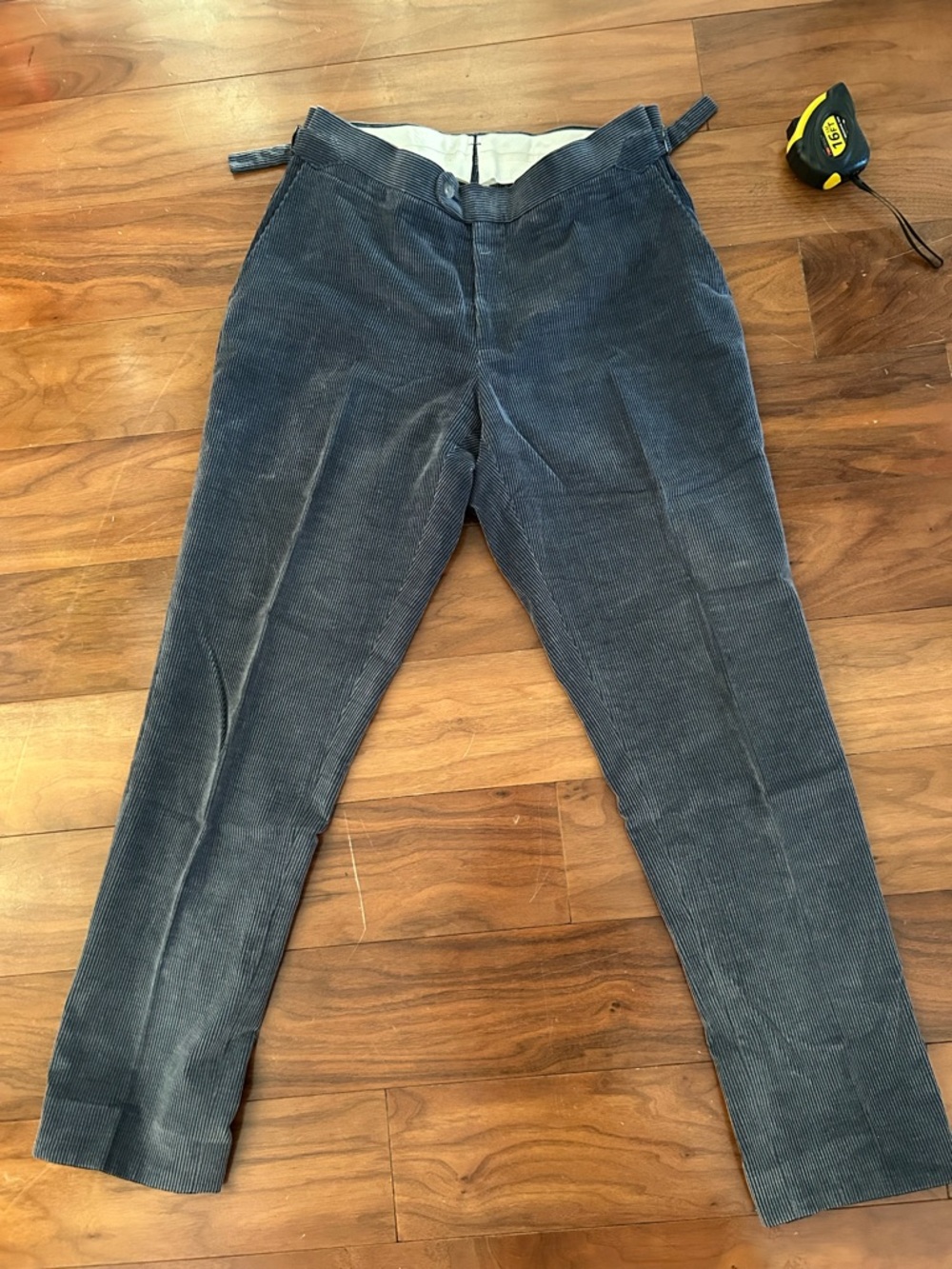 Men's Corduroy Trousers - Slate Blue SUITSUPPLY BRESCIA 48 size